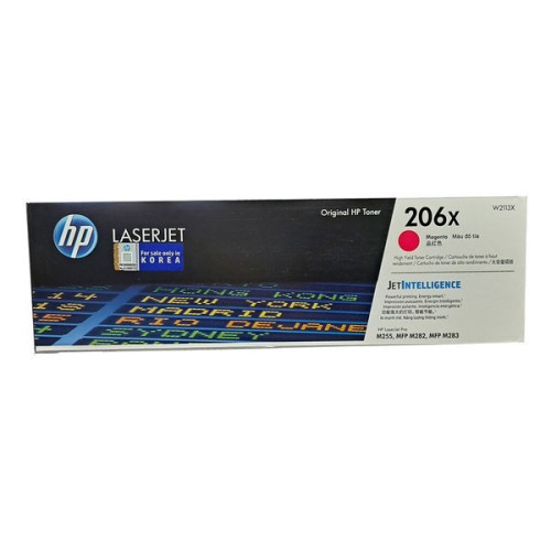 HP 정품토너 W2113X 206X 빨강 M255 M282 M283